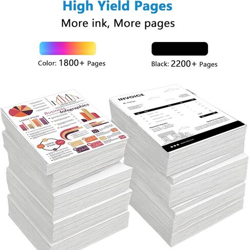 مجموعة خراطيش حبر 952 XL بديلة لـ HP 952XL تعمل من أجل HP952 OfficeJet 8702 Pro 8710 7740 8720 8725 8730 8216 8700 8200 8716 8210 8715 8740 7720 طابعة (4 عبوات أسود سماوي أرجواني أصفر) in Kuwait