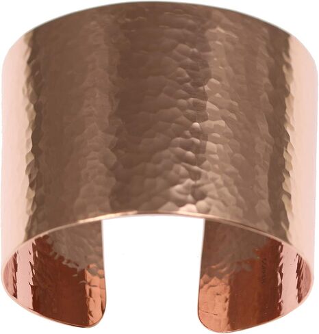 John S. Brana Hammered Copper Cuff Bracelet Handmade Jewelry - 100% Durable Copper in Saudi Arabia