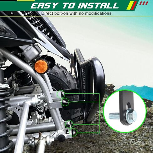 المصد الأمامي متوافق مع 2006-2023 Yamaha Raptor 700 700R ملحقات ATV Raptor YFM 700/ 700R واقي المصد الأمامي in Saudi Arabia
