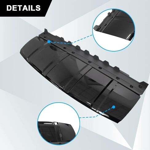 SecosAutoparts Front Bumper Skid Plate Trim Compatible with Land Rover Range Rover 2018 2019 2020 Replace# LR117512 in Saudi Arabia