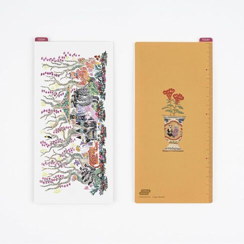 Hobonichi Techo Accessories – iyo okumi: Hobonichi Pencil Board for Weeks (Happy Tea Time - Group Party) in Saudi Arabia