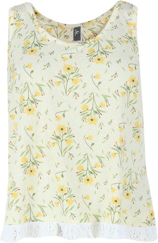 Women's Yellow Daisy Tank and Short PJ Set in Saudi Arabia