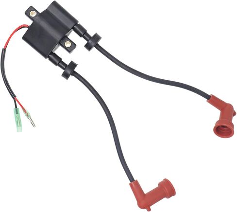 697-85570-11-00 Ignition Coil for Yamaha F9.9, 13.5, 15, 20, 25HP 40HP (2 or 4 Stroke) Engines Outboard Ignition Coil Replacement 6F5-85570-10, 6F5-85570-11, 6F5-85570-12, 6F5-85570-13 in Saudi Arabia