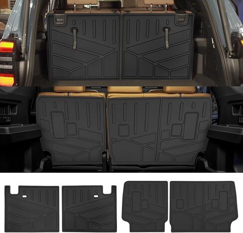 حصيرة صندوق السيارة لسيارة Toyota 4Runner 2025 2026 5 مقاعد غاز، حصيرة شحن خلفية لجميع الأحوال الجوية TPE ملحقات بطانة صندوق السيارة (ليست لسيارة Hybrid EV/i-Force MAX) in Kuwait