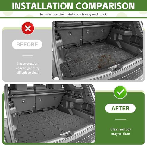 Trunk Mat for 2025 2026 Toyota 4Runner 5 Seats Gas, Rear Cargo Mat All Weather TPE Protector Trunk Liner Accessories(Not for Hybrid EV/i-Force MAX) in Saudi Arabia