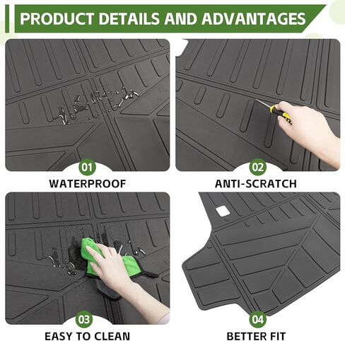 Trunk Mat for 2025 2026 Toyota 4Runner 5 Seats Gas, Rear Cargo Mat All Weather TPE Protector Trunk Liner Accessories(Not for Hybrid EV/i-Force MAX) in Saudi Arabia