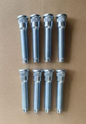 8pcs 9/16-18 Rear Serrated Wheel Lug Stud Bolts 610-303 3.28 in. UHL Replacement for 1985-2004 Ford F-250, 85-97 F-350, 87-04 E-350 Econoline, 00-04 E-450 in Saudi Arabia