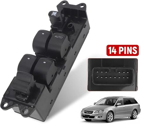 Front Right Driver Side Master Power Window Switch Button Compatible With Subaru Liberty/Outback 2004 2005 2006 2007 2008 83071AG010 RHD in Kuwait