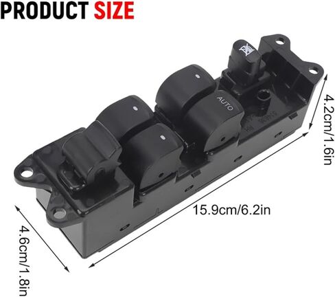 Front Right Driver Side Master Power Window Switch Button Compatible With Subaru Liberty/Outback 2004 2005 2006 2007 2008 83071AG010 RHD in Kuwait