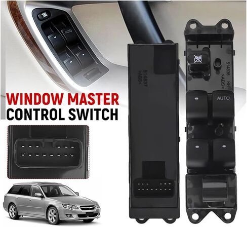 Front Right Driver Side Master Power Window Switch Button Compatible With Subaru Liberty/Outback 2004 2005 2006 2007 2008 83071AG010 RHD in Kuwait