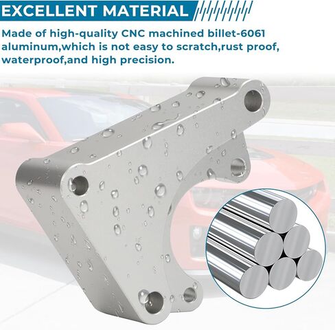 Power Steering Pump Bracket Kit for 2010-2012 Chevrolet Chevy Camaro 6.2L V8 LS3 L99 Replaces GM 12610792 Billet Aluminum Mounting Bracket in Saudi Arabia