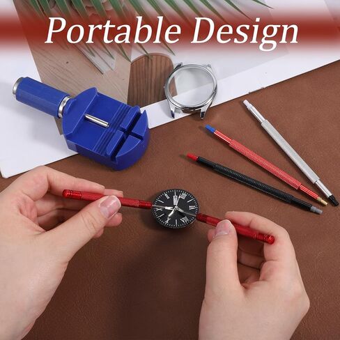 5 Pcs Watch Hand Setting Tool, Stainless Steel Watch Hand Press Tool Pusher Set, Precision Pointer Adjustment & Removal Tools for Watches Repair and Watchmaking, Compact Durable in Kuwait
