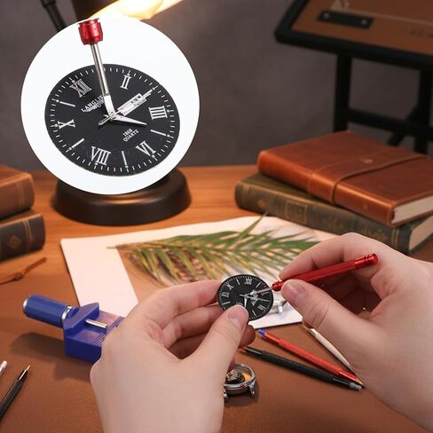 5 Pcs Watch Hand Setting Tool, Stainless Steel Watch Hand Press Tool Pusher Set, Precision Pointer Adjustment & Removal Tools for Watches Repair and Watchmaking, Compact Durable in Kuwait