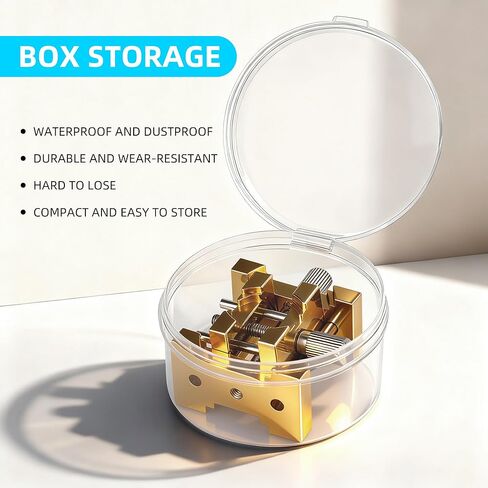 2 قطعة حامل حركة ساعة نحاسية متعددة الوظائف أداة إصلاح ساعة معدنية مجموعة حامل حافظة قابل للتعديل أداة مناسبة لإصلاح الساعة in Kuwait