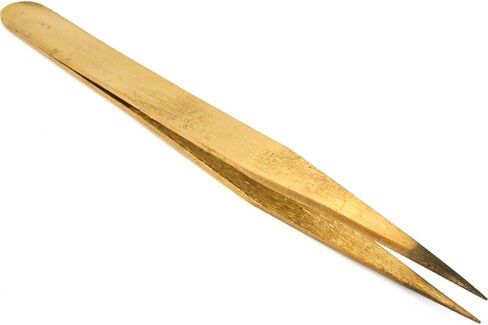 Brass Anti-Magnetic #AM Tweezers Watchmakers Tool 5" in Saudi Arabia