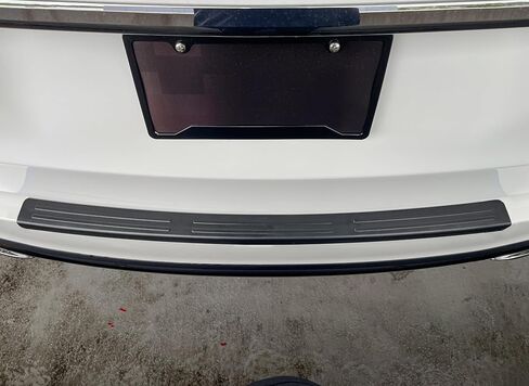 WeatherTech Custom BumperTopper for Mercedes GLE-Class, AMG GLE 53 SUV, GLE SUV - Rear Bumper Protector (BP0095), Black in Saudi Arabia