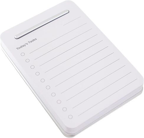 Unstoppable Tasks – 31 Blank Daily To-Do Cards with Aluminum Desk Card Holder, Minimalist Office Productivity To-Do Cards, Modern Desk Gift for Teams, Managers & Students (Black) in Saudi Arabia