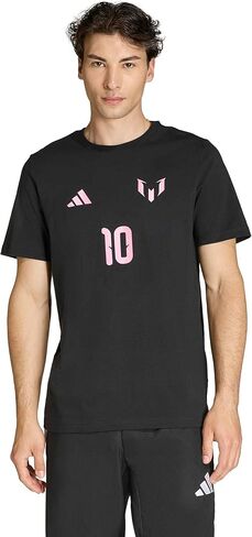 adidas Mens Messi Name & Number Graphic T-Shirt in Saudi Arabia