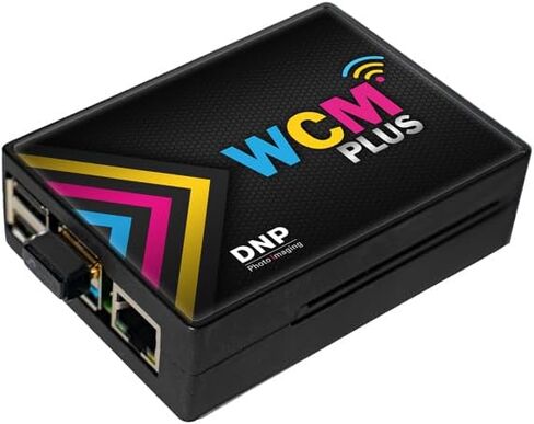 طابعة DNP QW410 مقاس 4.5 بوصة بتقنية تصعيد الصبغة مع وحدة Wi-Fi WCM Plus ومجموعة وسائط الطابعة مقاس 4x6 بوصة in Kuwait