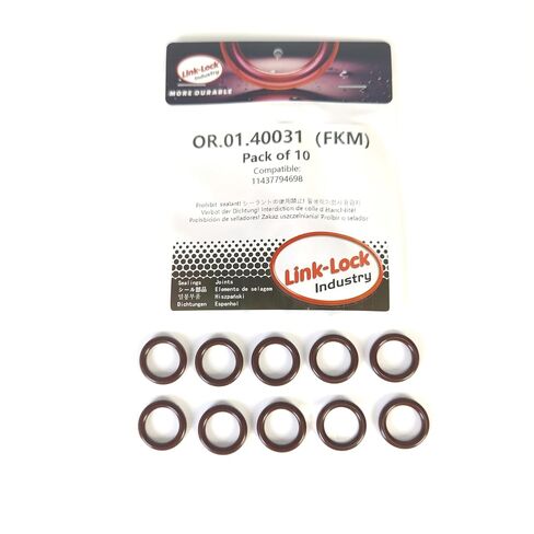 10 قطعة FKM Viton OR.01.40031 محرك مقياس O-حلقة طوقا 11437794698 ل BMW M47 N47 B37 B47 N57 M57 B57 in Kuwait