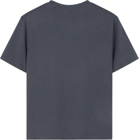 Girl's Bowknot Cross Graphic Tees Crew Neck Short Sleeve T Shirts Streetwear Tops in Saudi Arabia