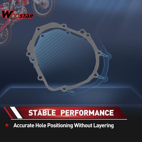WOOSTAR Engine Stator Cover Gasket Replacement for 2003-2008 GSX-R1000 GSXR1000 2004-2005 GSX-R600 GSXR600 GSX-R750 GSXR750 2015 GSX-S750 in Saudi Arabia