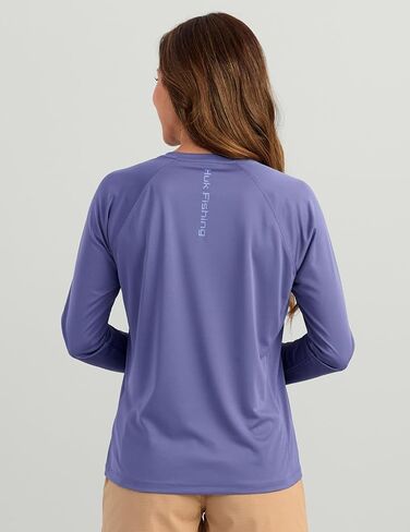 HUK Womens Pursuit Long Sleeve Shirt, Performance Shirt + Sun Protection, Skipper Blue, X-Large in Saudi Arabia