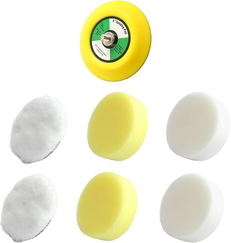 مجموعة وسادات التلميع مناسبة لأدوات ميلووكي الكهربائية 49-36-2438 M12 ملمع البقع/الصنفرة (غير متضمنة الملمع) in Kuwait