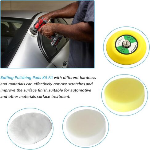 مجموعة وسادات التلميع مناسبة لأدوات ميلووكي الكهربائية 49-36-2438 M12 ملمع البقع/الصنفرة (غير متضمنة الملمع) in Kuwait