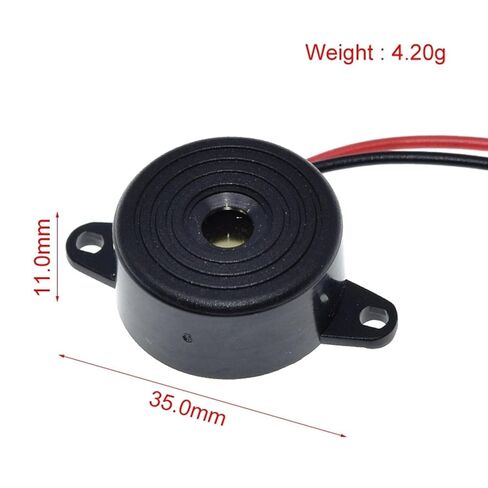 SFM-20B High Decibel Active Buzzer Alarm Speaker DC3-24V Continuous Sound Buzzer 2312 Piezoelectric Piezo Electronic in Saudi Arabia