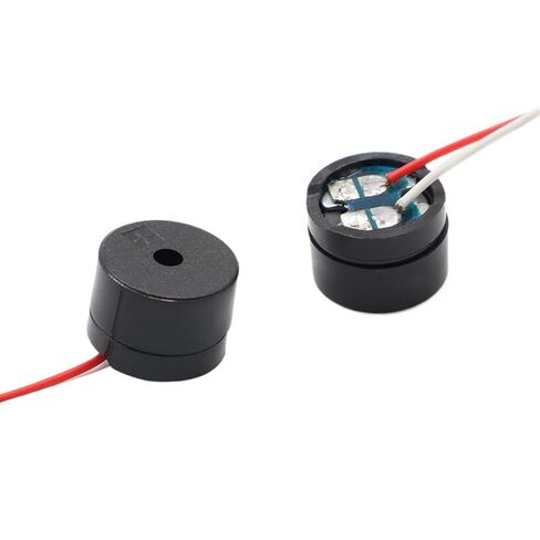 10PCS 12085 16R Passive Buzzer with Wire AC 12MMx8.5MM Resistance in Common Use Mini Piezo Buzzers in Saudi Arabia