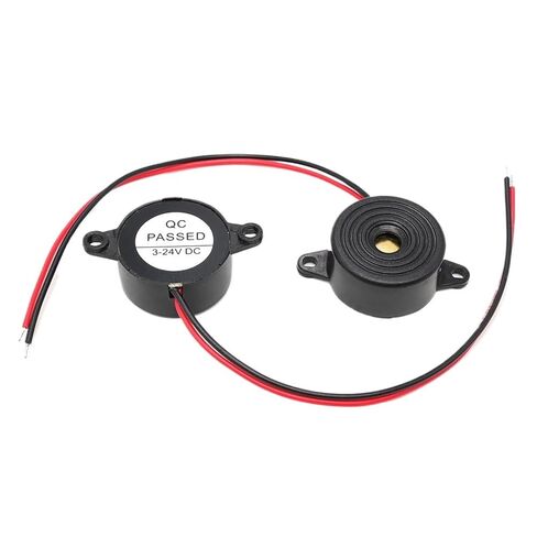 1pcs 2312 SFM-20B Active Piezoelectric Alarm Buzzer DC3-24v 2312 HighDecibel Buzzer 100dB Line Length 11cm in Saudi Arabia