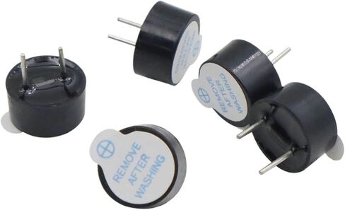 10Pcs/Lot TMB9650 9.6*5mm 5v Active Buzzer Alarm Speaker Plastic Tube Long Continous Beep Tone TMB9650-5V Integrated in Saudi Arabia