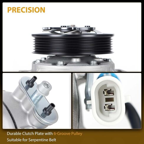 13232305 AC Compressor with Clutch Compatible with Buick Regal LaCrosse Allure 2.0L, 2.4L 2010 2011 in Saudi Arabia