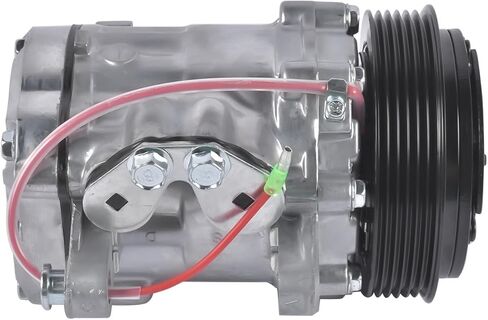 A/C Compressor with Clutch HC5005C Replacement for Sanden SD-7 Mini 6PK Style Compressor Pump 6 Groove Serpentine Belt in Saudi Arabia