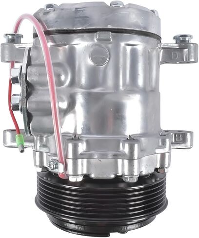 A/C Compressor with Clutch HC5005C Replacement for Sanden SD-7 Mini 6PK Style Compressor Pump 6 Groove Serpentine Belt in Saudi Arabia