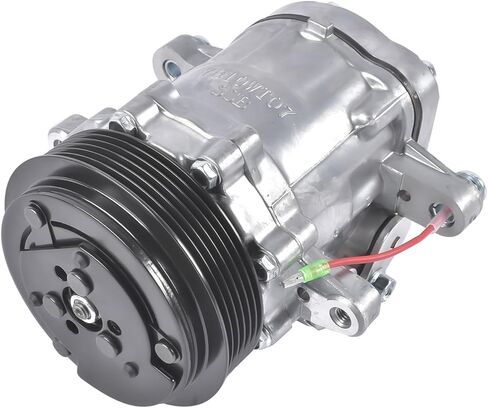 A/C Compressor with Clutch HC5005C Replacement for Sanden SD-7 Mini 6PK Style Compressor Pump 6 Groove Serpentine Belt in Saudi Arabia