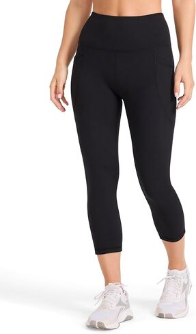 Reebok Women's Id Train Capri, Slim Fit, 20" Inseam, Lightweight Stretch Poly Motion Interlock Fabric, Moisture-Wicking in Saudi Arabia