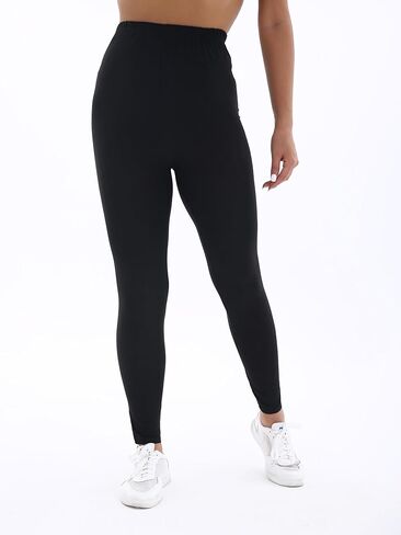 Women's Yoga Leggings Solid Color Outdoor Sports Stretch Fabric Nine Point Tights Pants Fitness Training Spring Trousers in Saudi Arabia