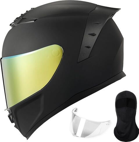 ILM Motorcycle Helmets Full Face for Men Women Cascos para Motos Powersports Motorbike Street Racing DOT Model MF566 in Saudi Arabia