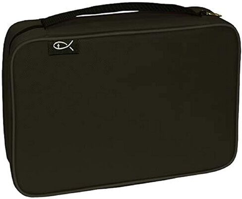 غطاء الكتاب المقدس من ديفينيتي بوتيك باللون الأسود الأساسي - صغير الحجم (21449) in Kuwait