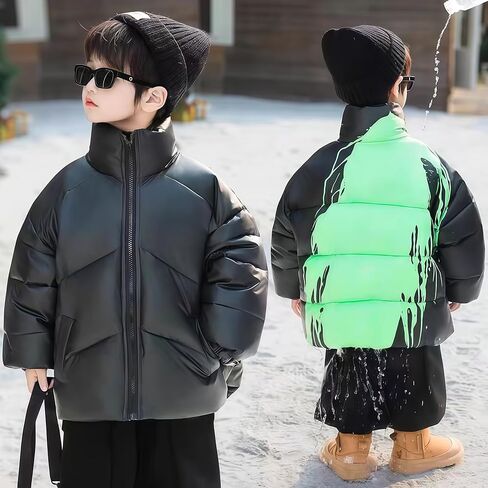 New Winter Jacket Thermochromic Color Changing Thick Puffer Coat Water Resistant Wash Free in Saudi Arabia