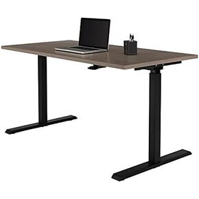 Realspace® Magellan 60" W Pneumatic Height-Adjustable Standing Desk, Gray in Kuwait