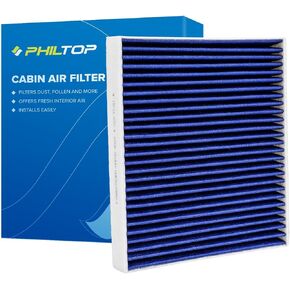 فلتر هواء كابينة PHILTOP ACF034 (CF11854)، بديل لـ Rogue (2014-2020)، Rogue Sport (2017-2021)، Qashqai (2017-2020)، فلتر كابينة ممتاز مع فلتر كربون نشط لرائحة حبوب لقاح الغبار in Kuwait