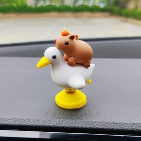 Cute Capybara Car Dashboard Decoration, Lovely Rocking Decor for Dash, Funny Center Console Decoration Car Accessories Interior for Women and Men in Saudi Arabia