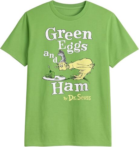 Dr. Seuss Green Eggs and Ham Adult T-Shirt in Saudi Arabia