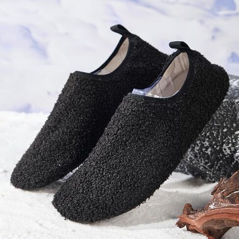 Women's Men's Sock Slippers Warm Thermal Soft Lightweight Barefoot Slip-on House Shoes for Indoor Yoga Bedroom Home in Saudi Arabia