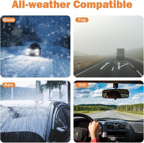 سخانات السيارة 12 فولت للمركبة 2 في 1 سخان السيارة المحمول مع سخان الزجاج الأمامي لإزالة الصقيع بدوران 360 درجة والذي يتم توصيله بولاعة السجائر للشاحنات وسيارات الدفع الرباعي (أسود) in Kuwait