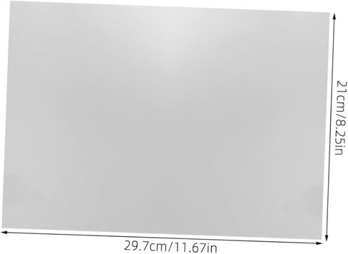 Plastic Mirror Tiles Self-Adhesive Corner Mirror for Boys and Projects Thickness for School Experiments and Home Decor in Saudi Arabia