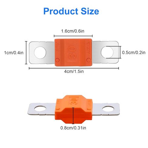 مجموعة متنوعة من الصمامات AMI/Midi 18 قطعة من TSV، 12 فولت - 58 فولت صمامات عالية التيار مطلية بالنحاس لسيارة شاحنة قارب، 30A، 40A، 50A، 60A، 80A، 100A، 125A، 150A، 175A in Kuwait